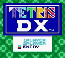 Tetris DX Title Screen
